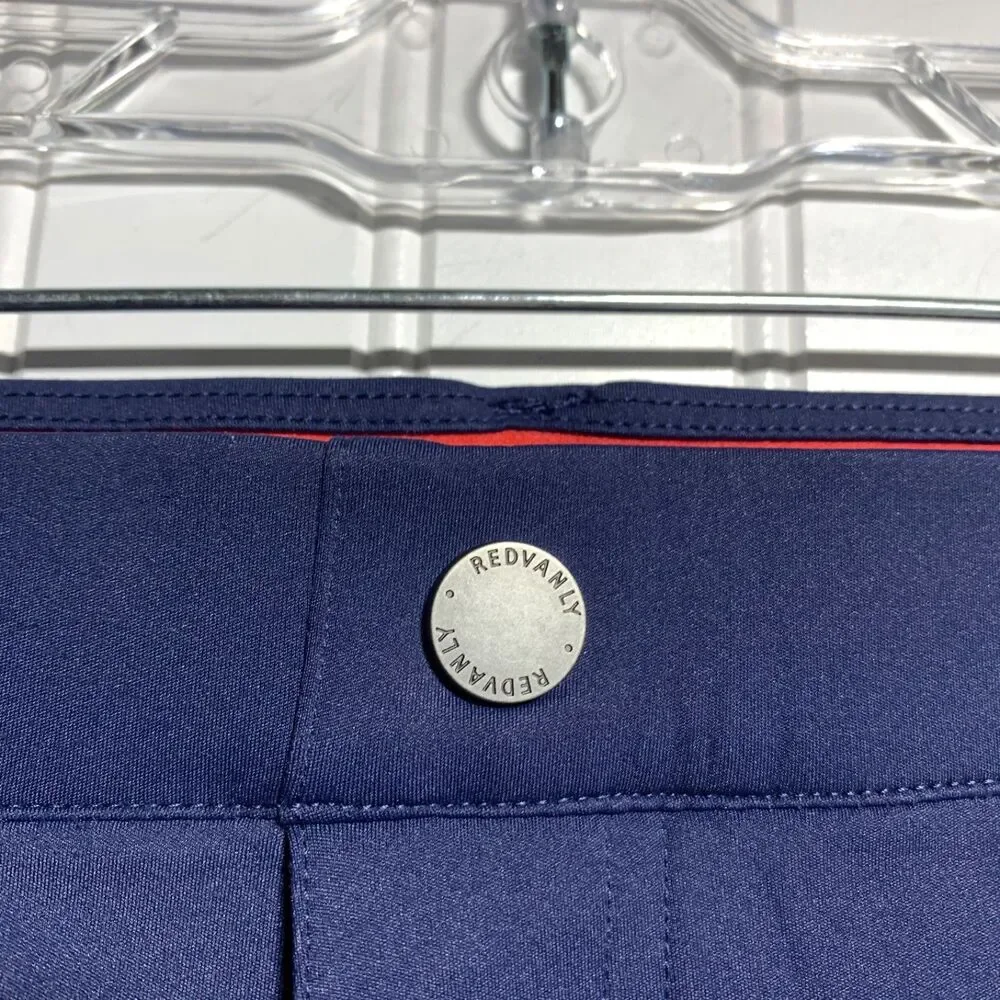 Redvanly Hanover Golf Shorts Mens Size XXL Blue Stretch Performance 9" Inseam - Picture 2 of 7